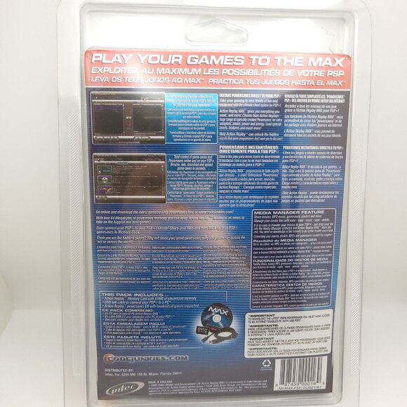 Intec PSP Action Replay Max PlayStation Portable 2005 Brand New Cheat System - Picture 3 of 8